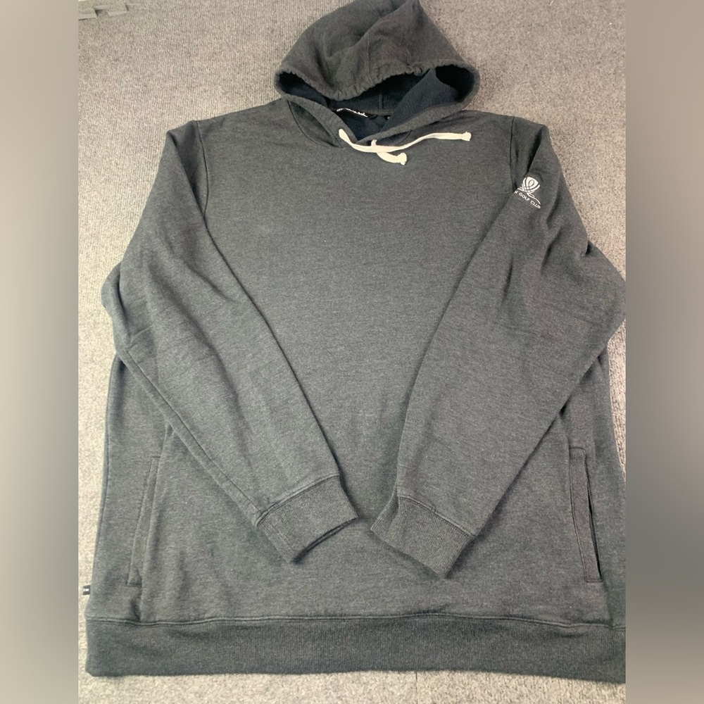 Travis Mathew Mens Modal/Cotton Blend Golf Pullover Hoodie Size 3XL Gray